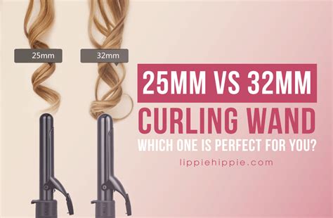 What size is a 25mm curling wand?