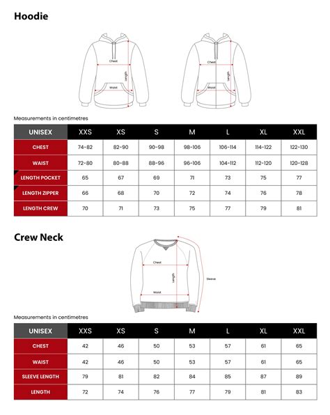 What size packaging for hoodie?