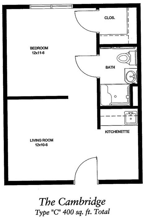 What size room is 400 sq ft?