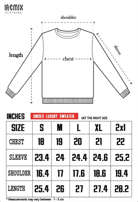 What size should I buy a sweater?