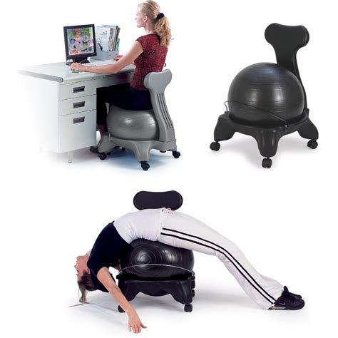 What size yoga ball to use as a chair?