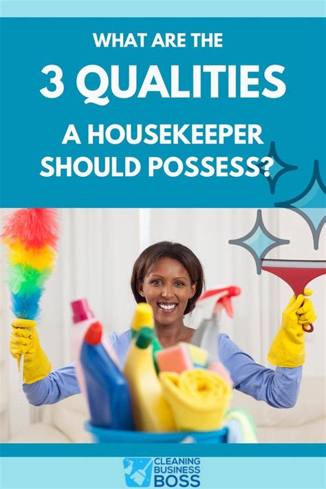 What skills does a housekeeper need?