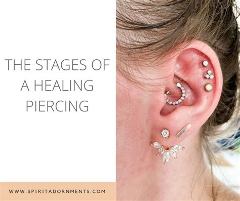 What slows down piercing healing?
