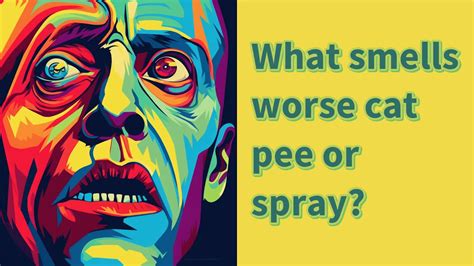 What smells worse cat pee or spray?