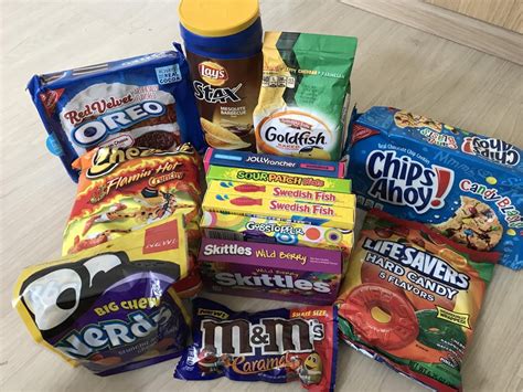 What snacks can I send overseas?