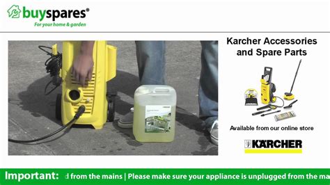 What soap can I use in a Karcher pressure washer?