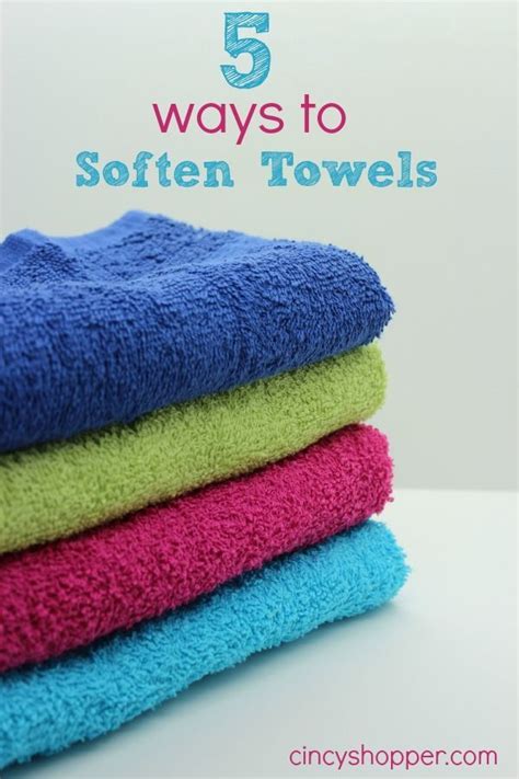 What softens towels?