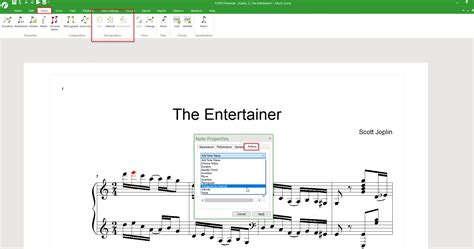 What software is used to transpose music?