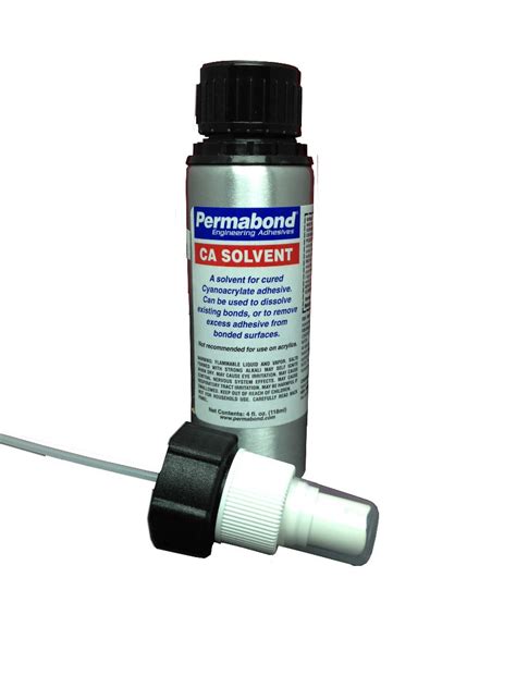 What solvent dissolves instant bond glue?