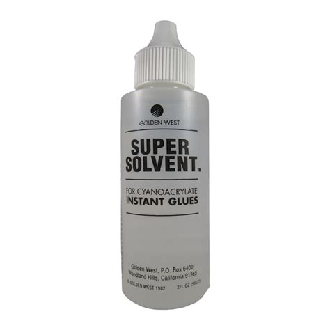 What solvent removes old glue?