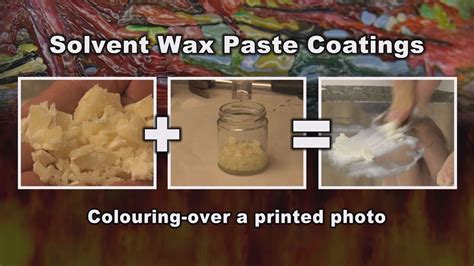 What solvent will dissolve wax?