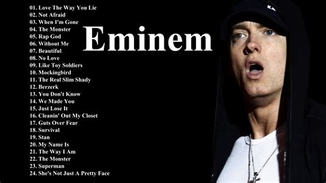 What song does Eminem not sing?
