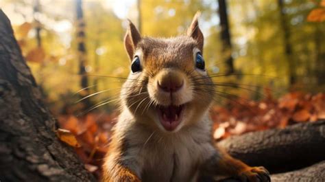 What sounds do squirrels make when they're happy?