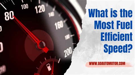 What speed saves the most gas?