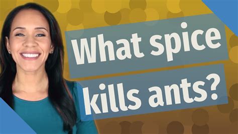 What spice kills ants?