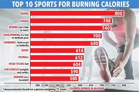 What sport burns the most calories?