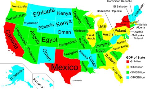 What states are richer than Russia?