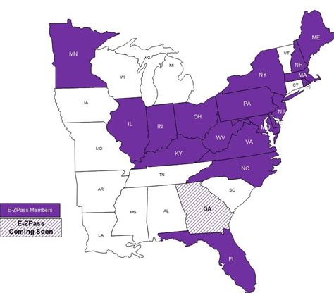 What states does PA E-ZPass work in?