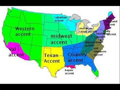 What states have a General American accent?