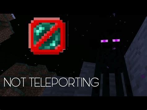 What stops enderman from teleporting?