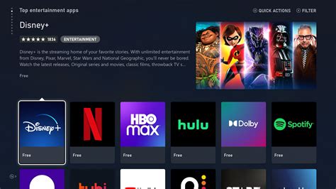 What streaming apps are on Xbox?