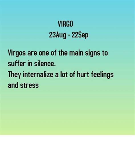 What stresses a Virgo?