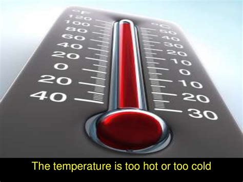 What temp is too hot for person?
