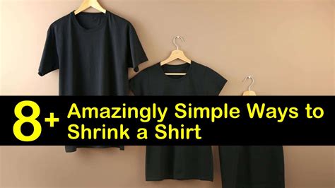 What temperature do you shrink a shirt?