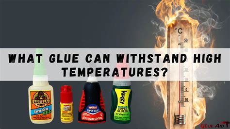 What temperature does super glue melt?