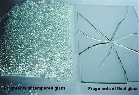 What temperature does thick glass break?