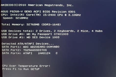 What temperature is CPU damage?