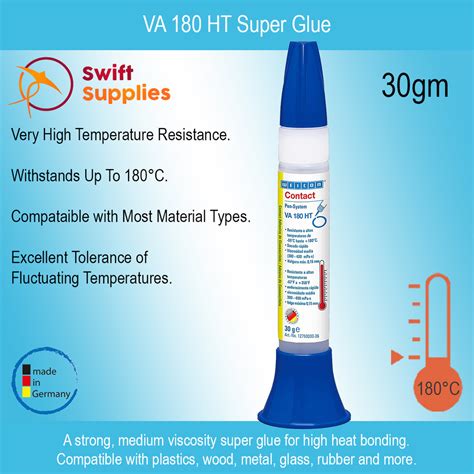 What temperature is super glue good?