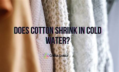 What temperature will cotton shrink?