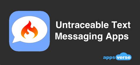 What text app is untraceable?