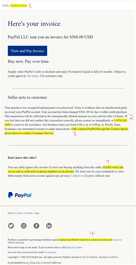 What text does PayPal use?