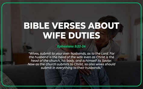 What the Bible says about the role of a wife?