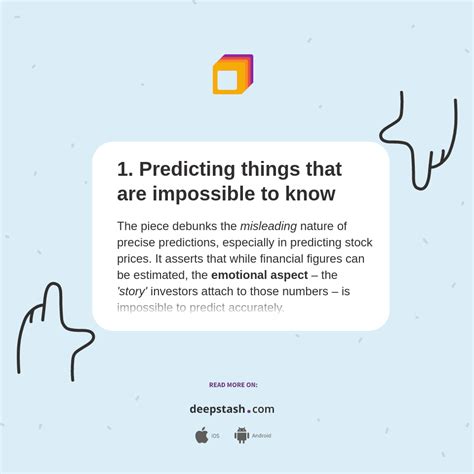 What things are impossible to predict?