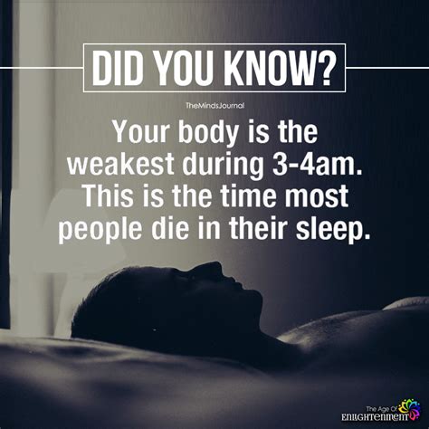 What time is your body at its weakest?