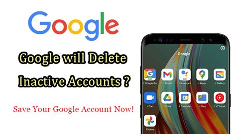 What time will Google delete inactive accounts?
