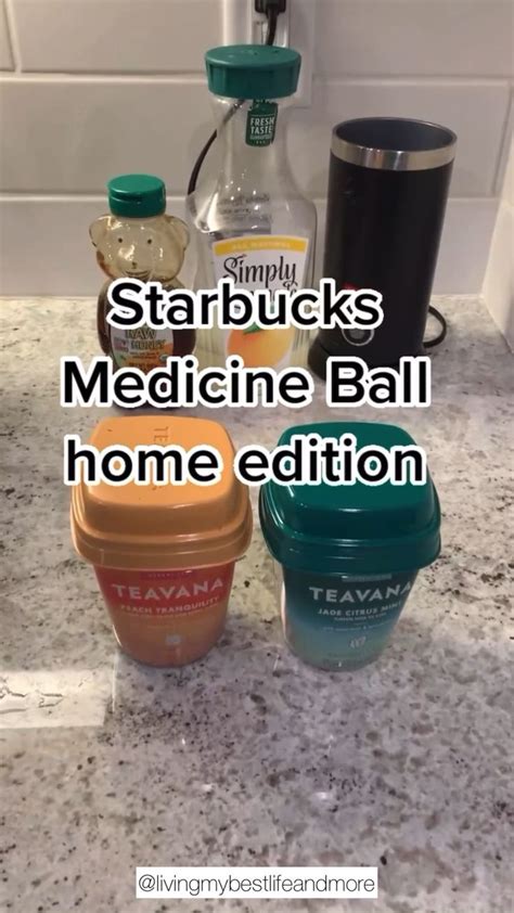 What to add to Starbucks Medicine Ball tiktok?
