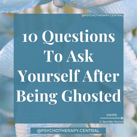 What to ask after being ghosted?
