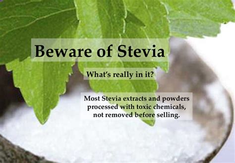 What to avoid when buying stevia?