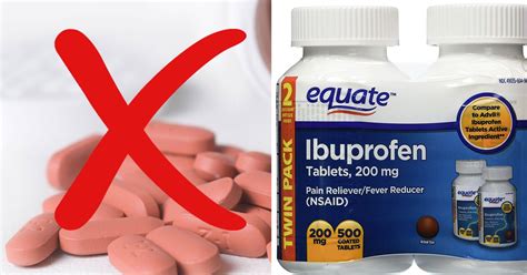 What to avoid when taking ibuprofen?
