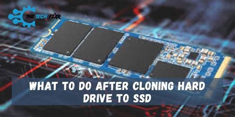 What to do after cloning a hard drive?