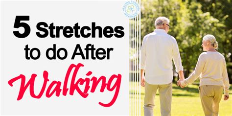 What to do after walking?