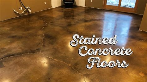 What to do before staining concrete?