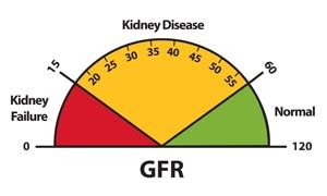 What to do if GFR is below 60?