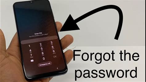 What to do if I forgot my lock screen password?