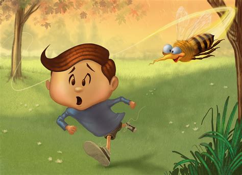 What to do if a bee chases you?