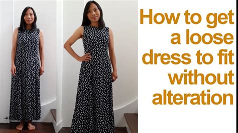 What to do if a dress is too loose?